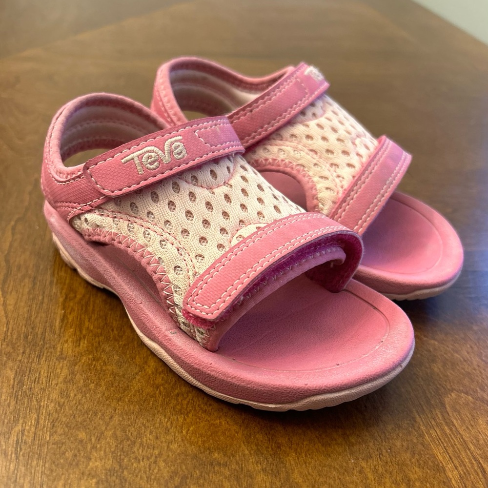 Teva Toddler Pink Mesh Sandals